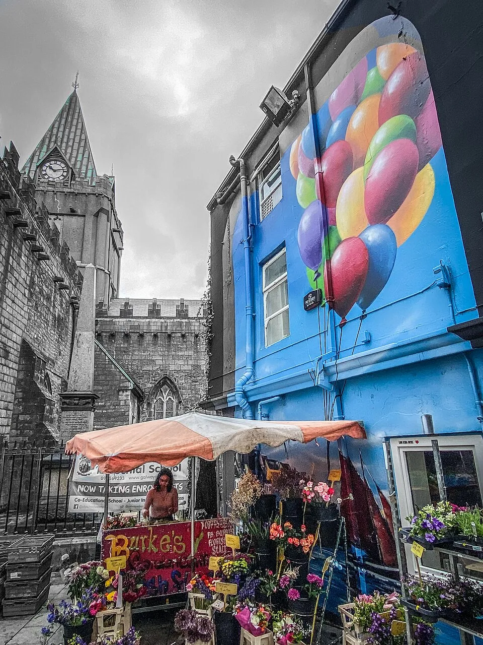 Galway Street Market, photographed in June 2023.