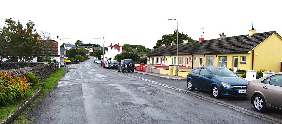 Main Street in Kilfenora, County Clare.